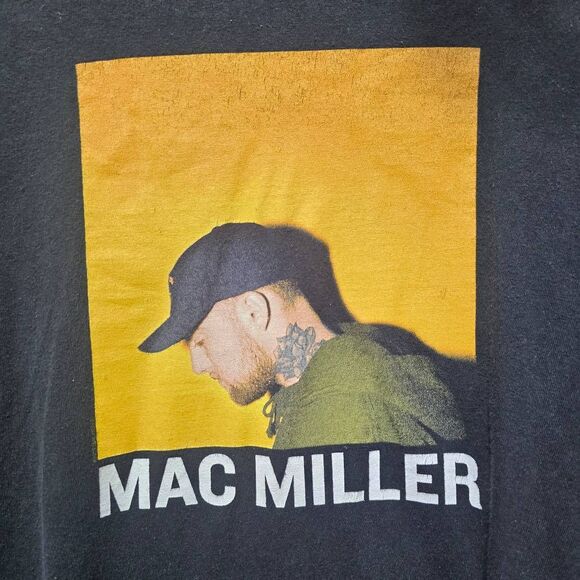 Mac Miller Officially Licensed Black Graphic Band Tee Unisex - Picture 2 of 4